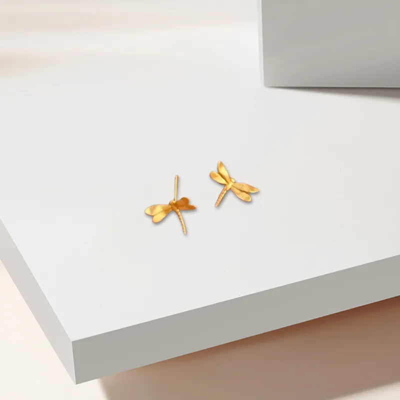 LuluCanaan Alloy Stud Earrings Women's-2