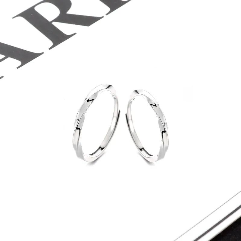 LuluCanaan 999 Fine Silver Rings Unisex-2