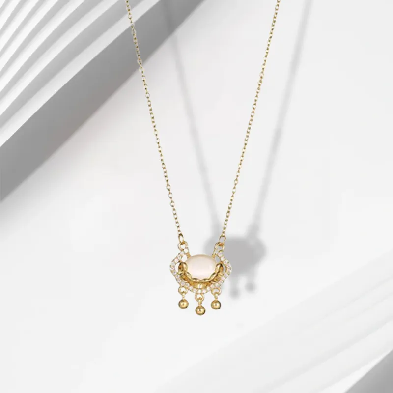 LuluCanaan Glass Cat Eye Necklaces Women's-1