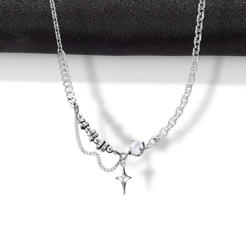 LuluCanaan Titanium Steel Necklaces Unisex-2