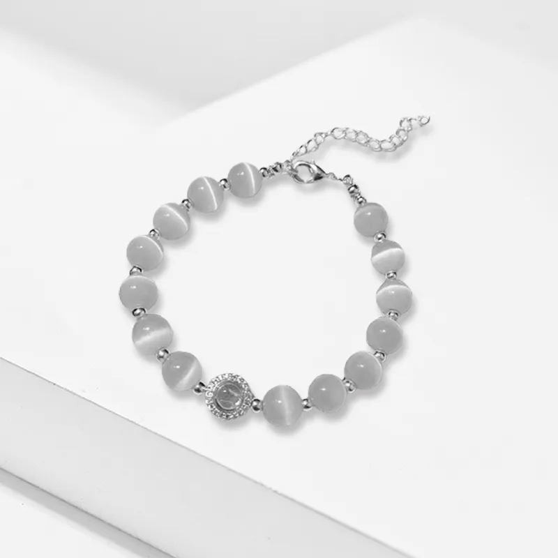 LuluCanaan Glass Cat Eye Bracelets Women's-1