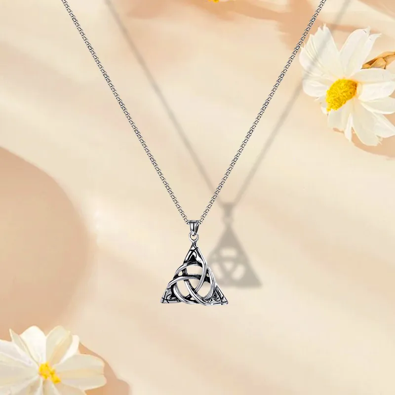 LuluCanaan Titanium Steel Necklaces Men's-2