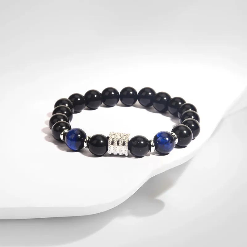 LuluCanaan Obsidian Bracelets Unisex-2