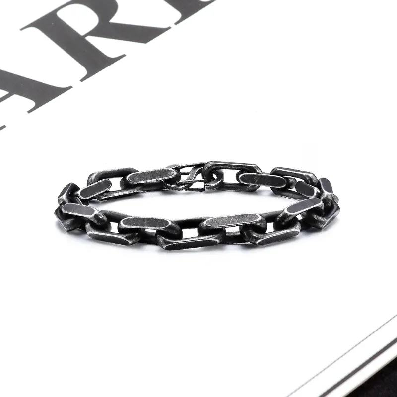 LuluCanaan Titanium Steel Bracelets Men's-1