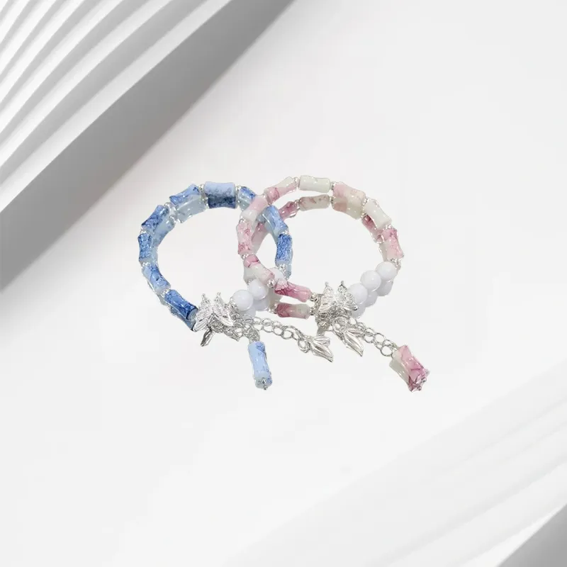 LuluCanaan Glass Bracelets Women's-1