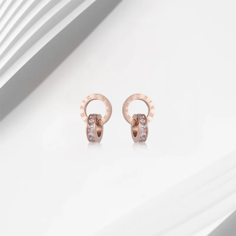 LuluCanaan Alloy Stud Earrings Women's-1