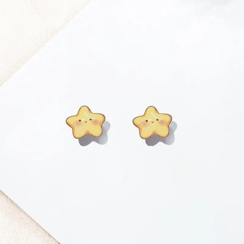 LuluCanaan Alloy Stud Earrings Women's-2