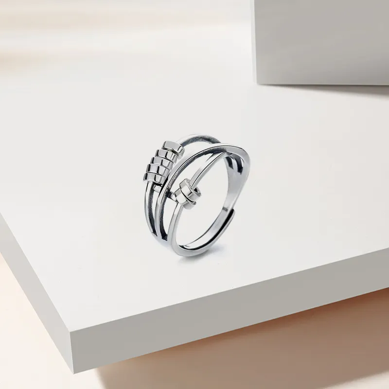 LuluCanaan Titanium Steel Rings Women's-2