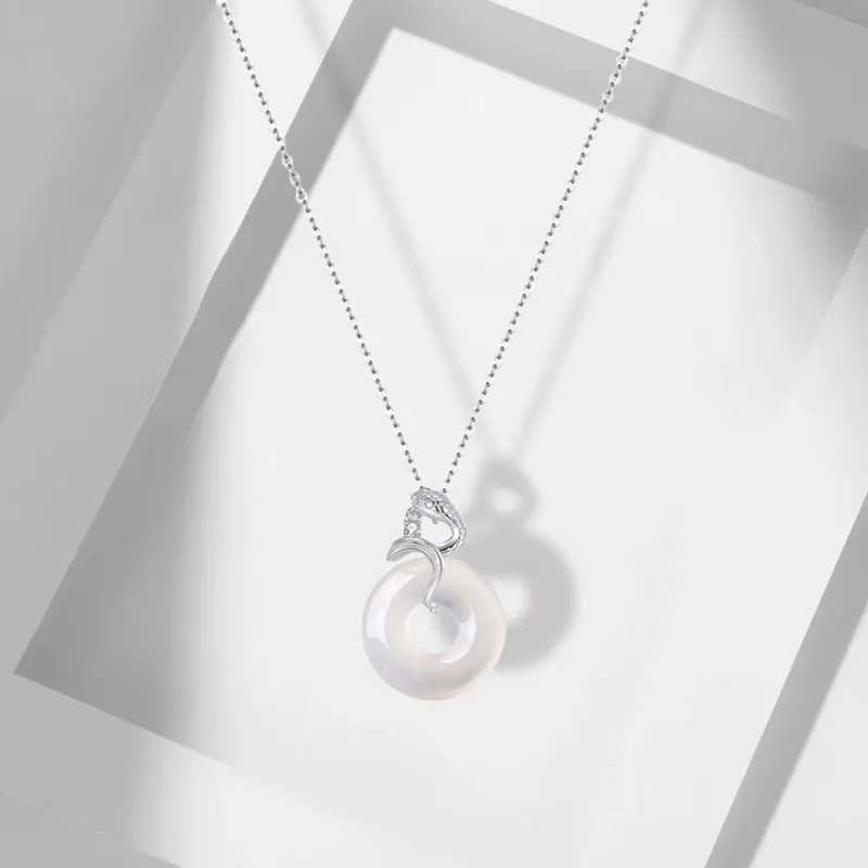 LuluCanaan Glass Cat Eye Necklaces Women's-1
