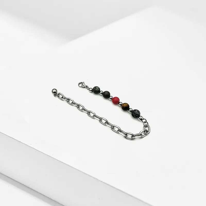 LuluCanaan Titanium Steel Bracelets Men's-1