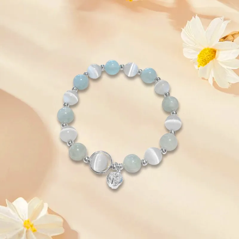 LuluCanaan Glass Cat Eye Bracelets Women's-2