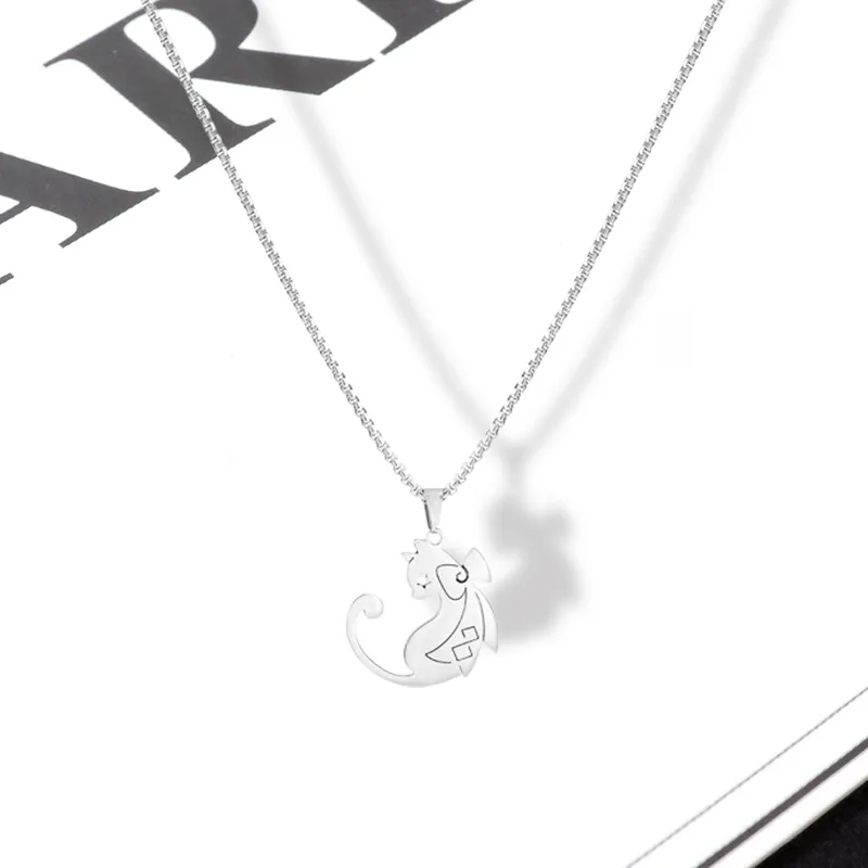 LuluCanaan Titanium Steel Necklaces Unisex-2