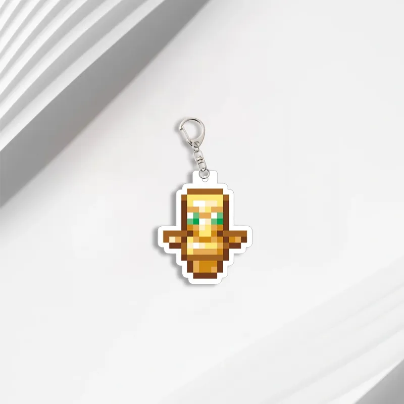 LuluCanaan Acrylic Keychains Unisex-1