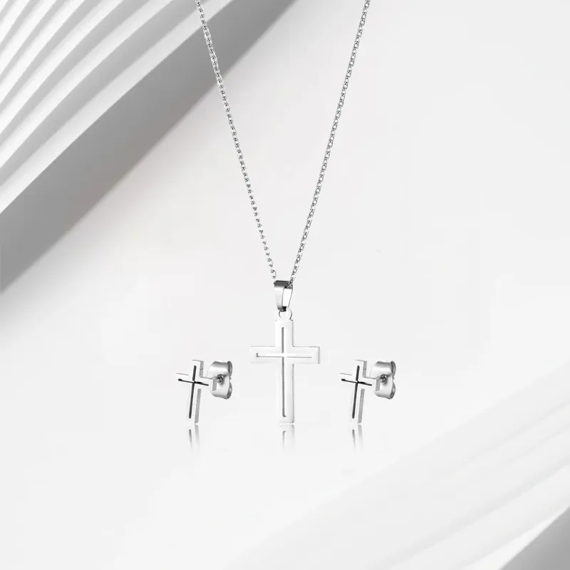 LuluCanaan Titanium Steel Necklaces Men's-2