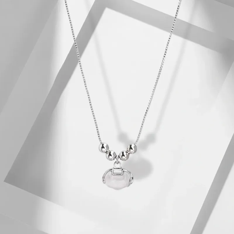 LuluCanaan Glass Cat Eye Necklaces Women's-1