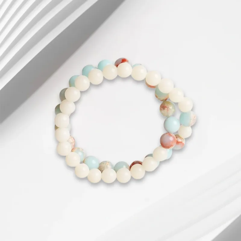 LuluCanaan White Jade Bodhi Bracelets Women's-1