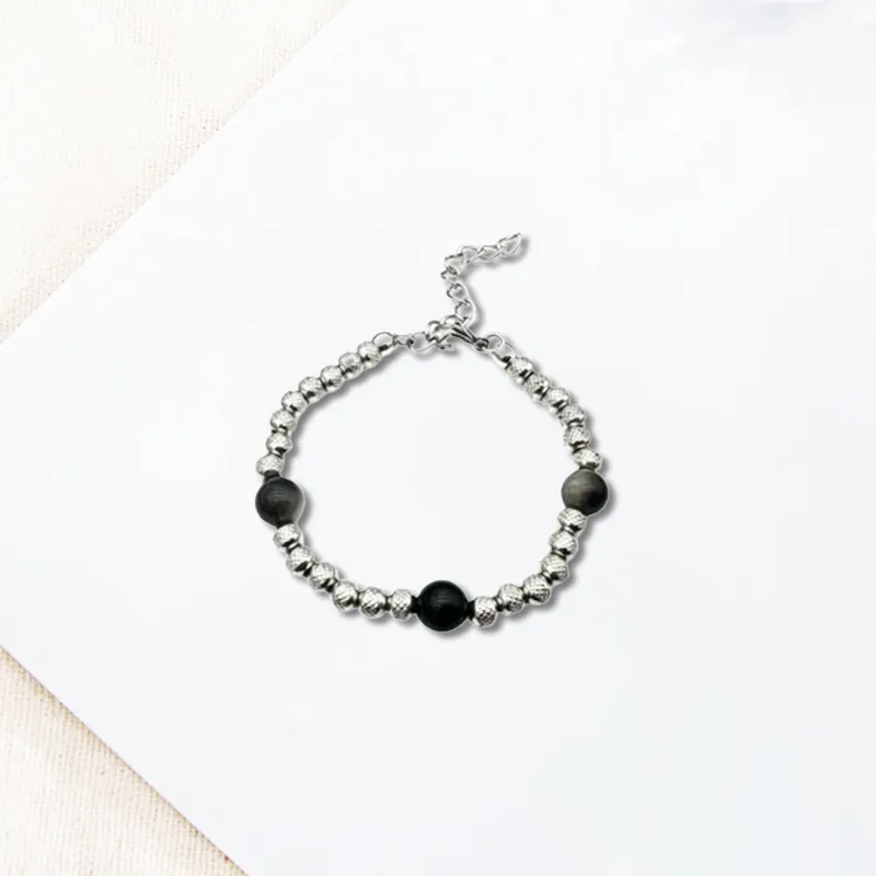 LuluCanaan Titanium Steel Bracelets Unisex-1
