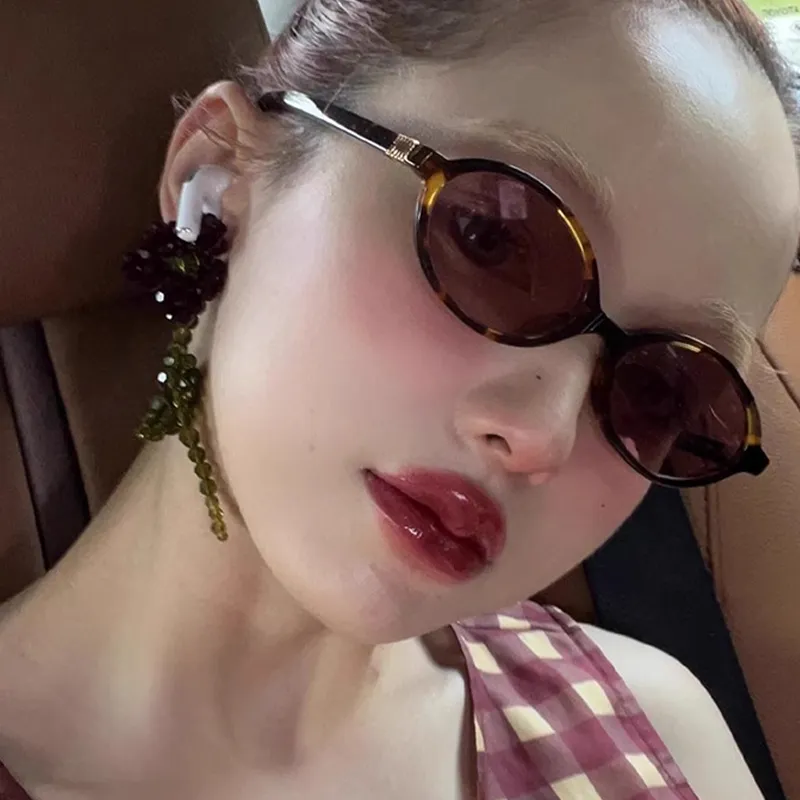 MK MINGKU Oval Sunglasses Unisex-2