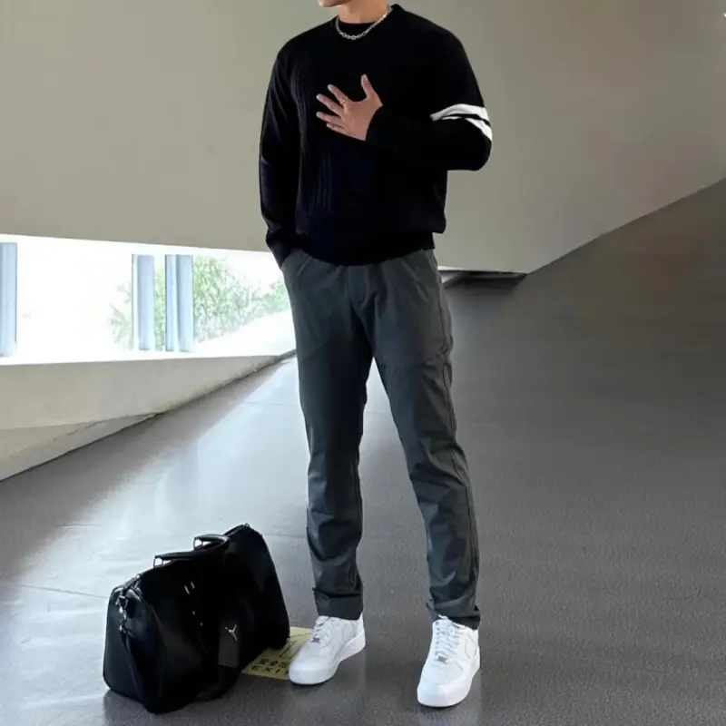 LAXDN Casual Pants Men-9