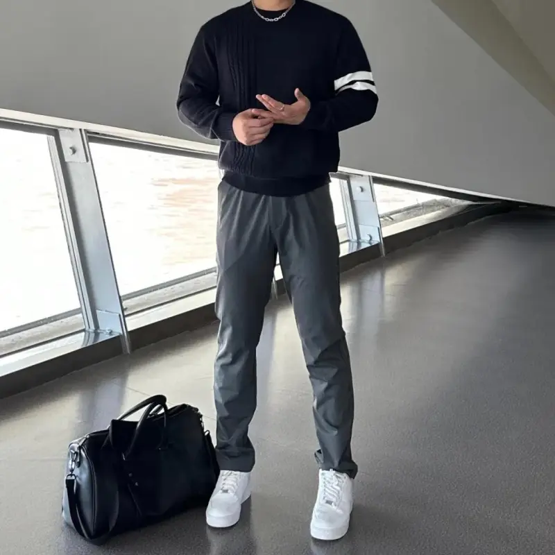 LAXDN Casual Pants Men-8