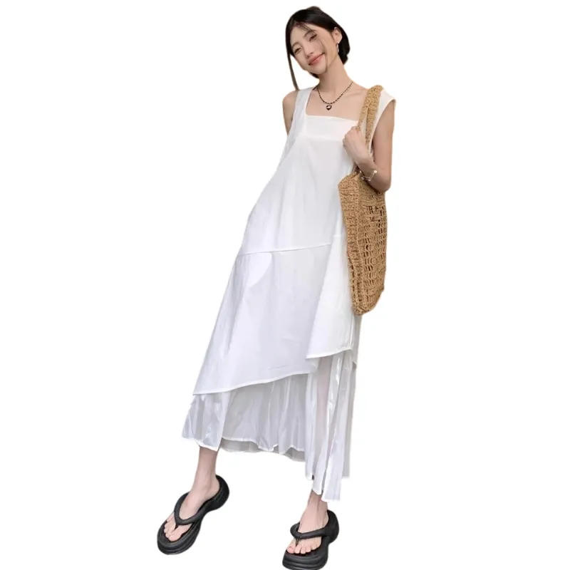 KAISER Slip Dresses Women's White-3