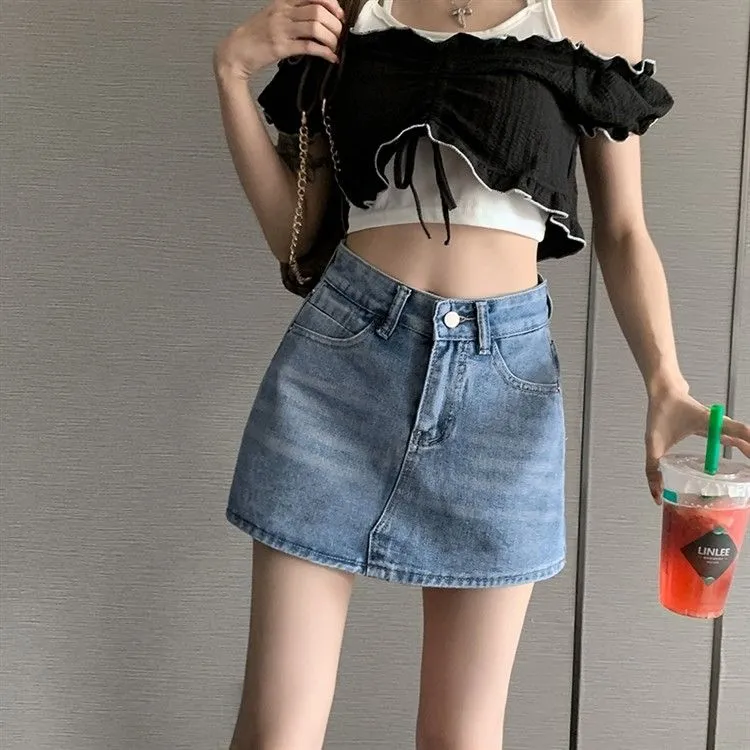 KAISER Denim Short Skirts Women's-3