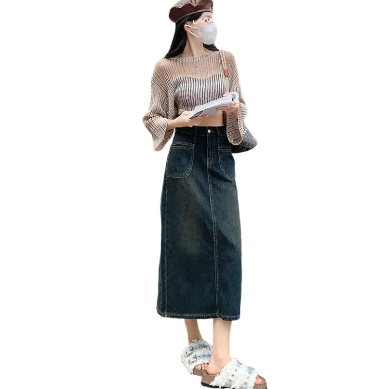 KAISER Denim Long Skirt Women's-4