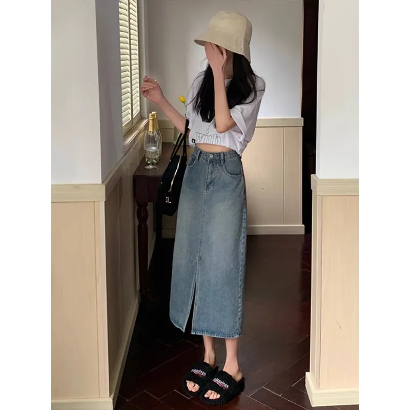 KAISER Denim Long Skirt Women's-1