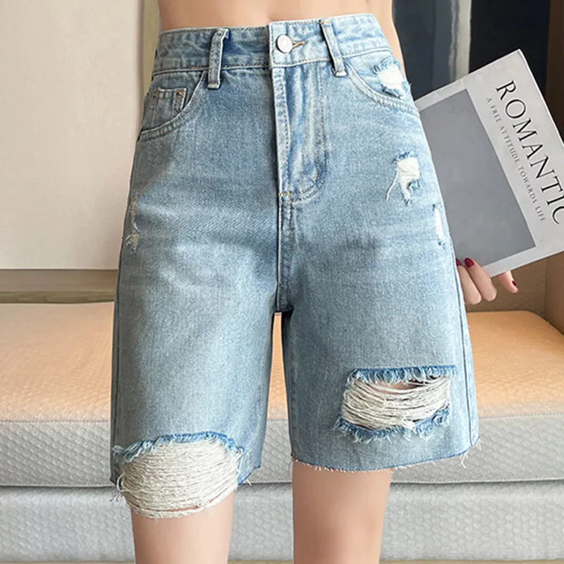 KAISER Denim Shorts Women's Light Blue-3