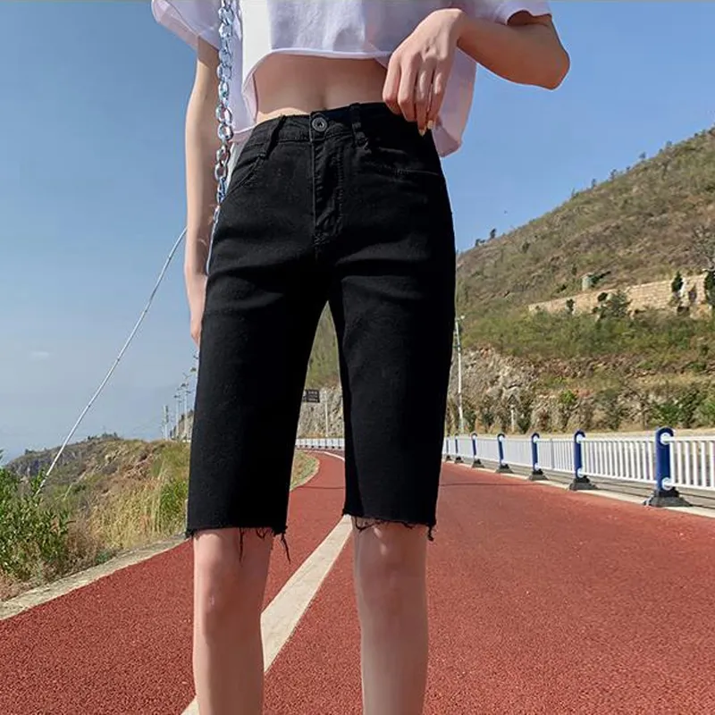 KAISER Denim Shorts Women's Black-3