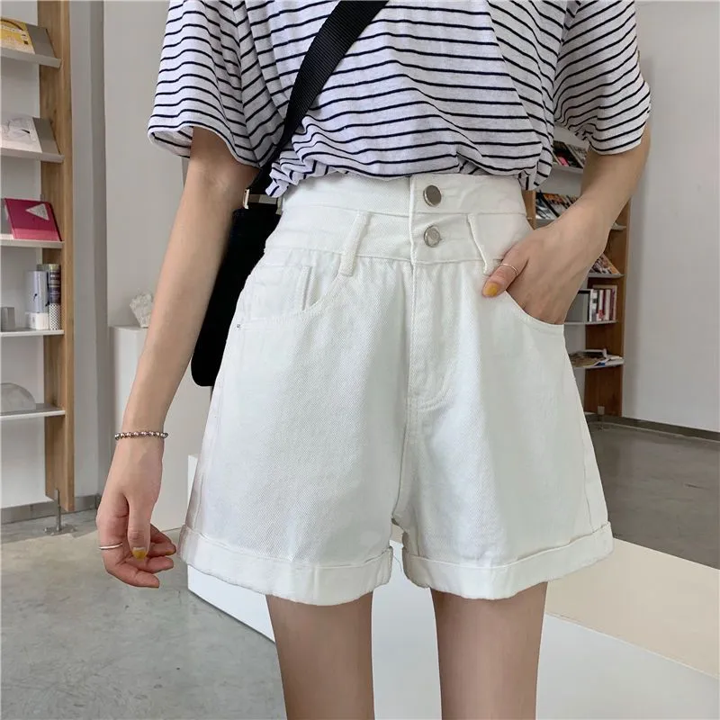 KAISER Denim Shorts Women's White-4
