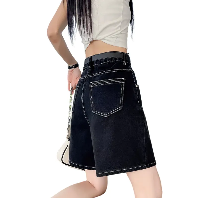 KAISER Denim Shorts Women's Black-3