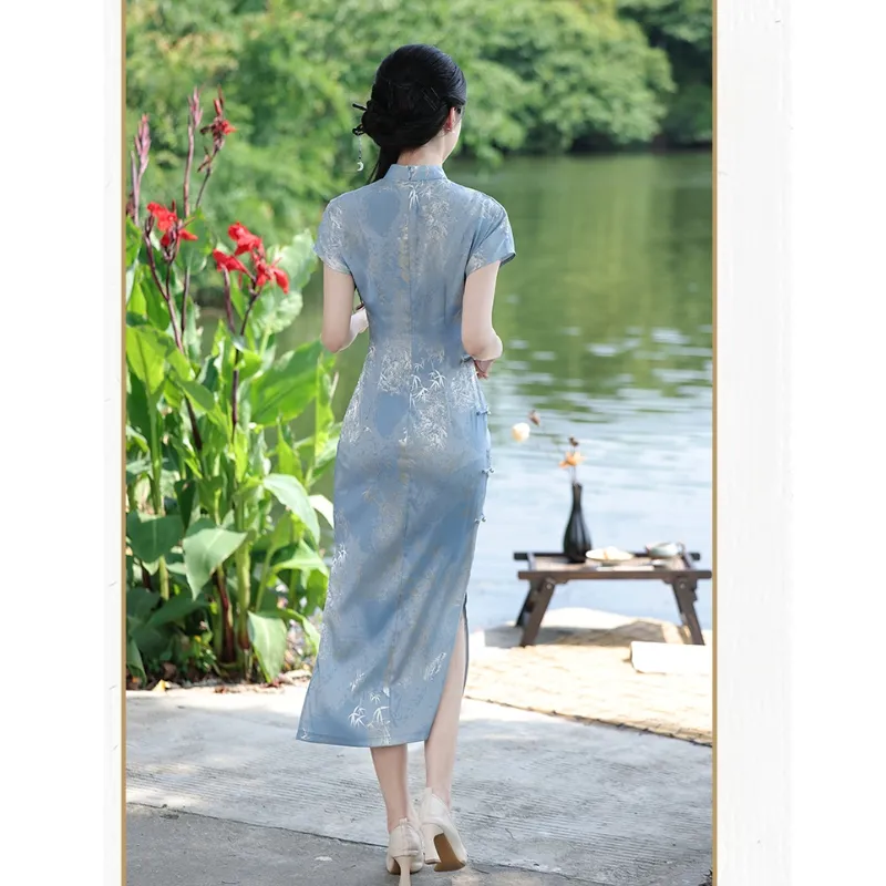 KAISER Cheongsams Women's Blue-2