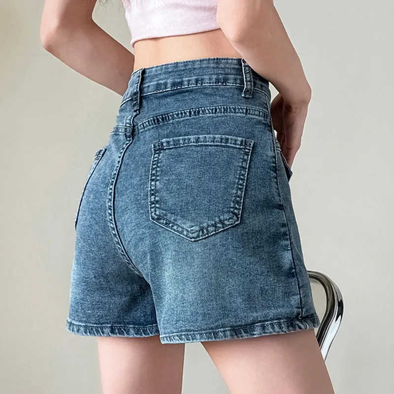 KAISER Denim Short Skirts Women's Vintage Blue-5