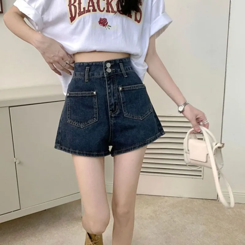 KAISER Denim Shorts Women's Dark Blue-6