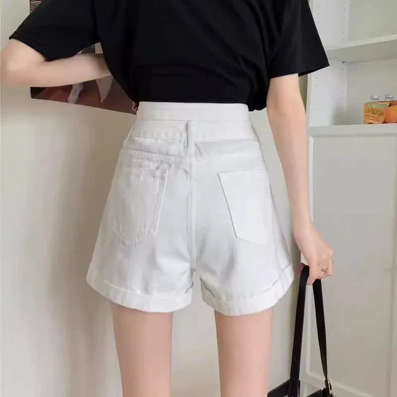 KAISER Denim Shorts Women's White-6