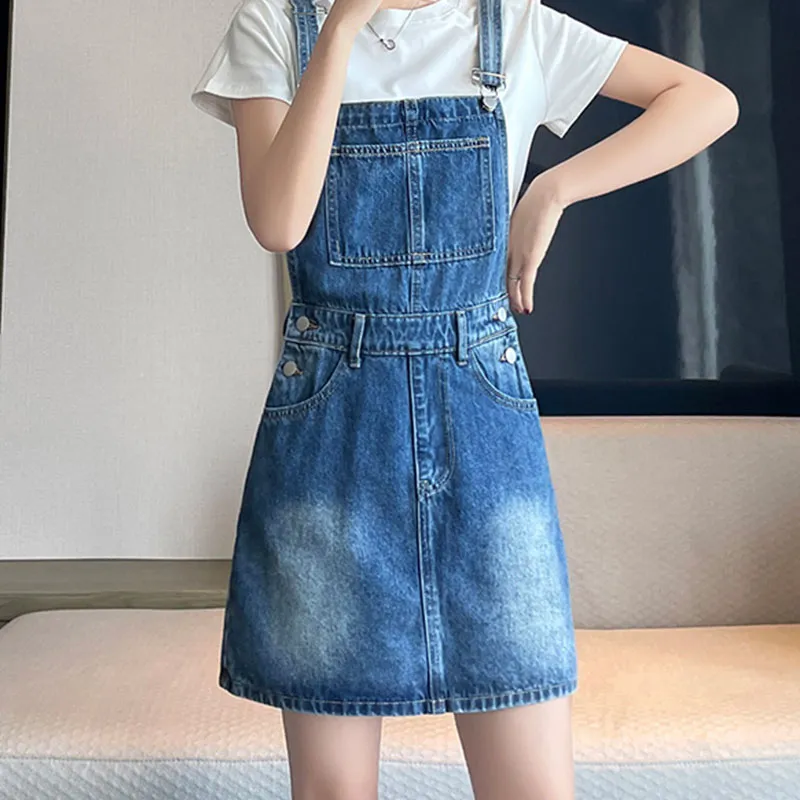 KAISER Denim Short Skirts Women's Blue-2
