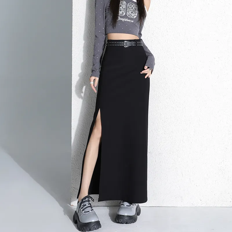 KAISER Casual Long Skirts Women's Black-2