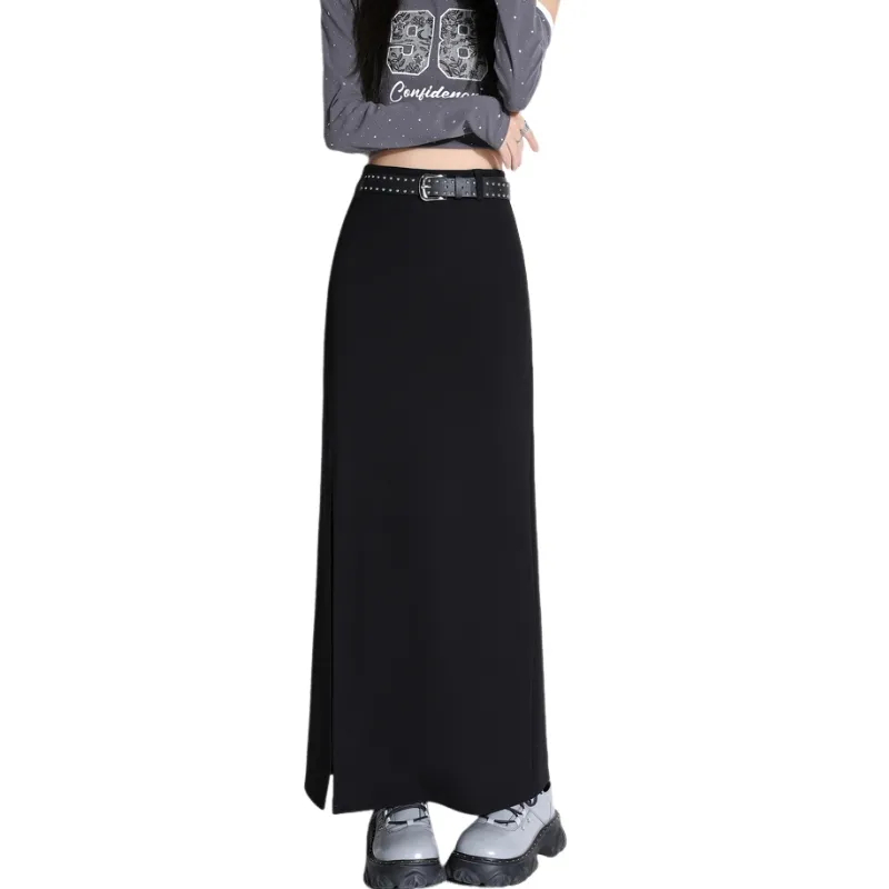 KAISER Casual Long Skirts Women's Black-5