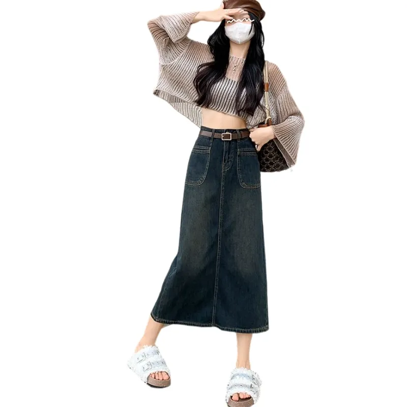 KAISER Denim Long Skirt Women's-2