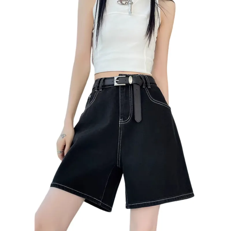 KAISER Denim Shorts Women's Black-1