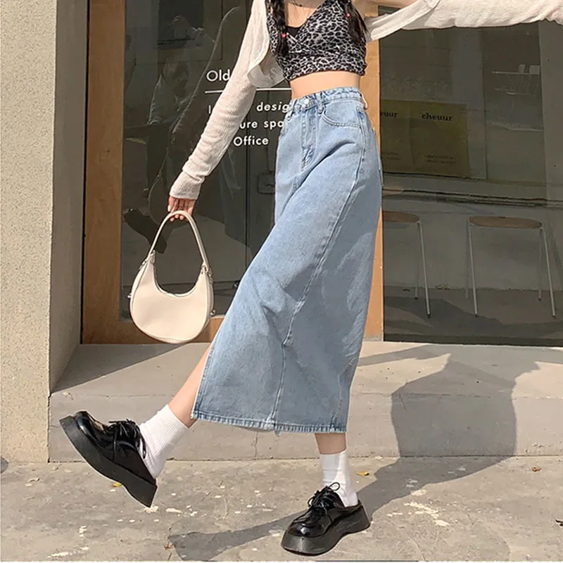 KAISER Denim Long Skirts Women's-4