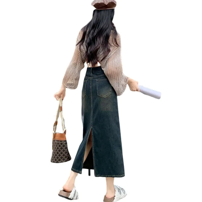 KAISER Denim Long Skirt Women's-1