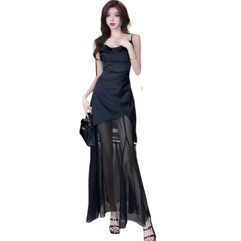 KAISER Slip Dresses Women's Black-4