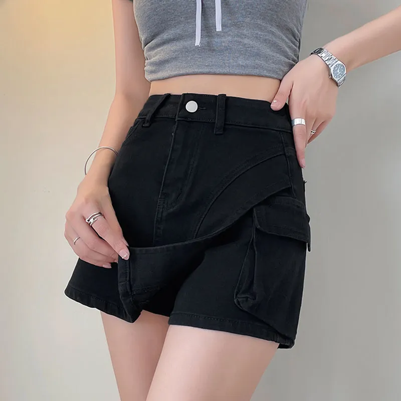 KAISER Denim Short Skirts Women's-5
