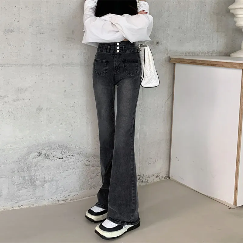 KAISER Jeans Women's Black Gray Color-4