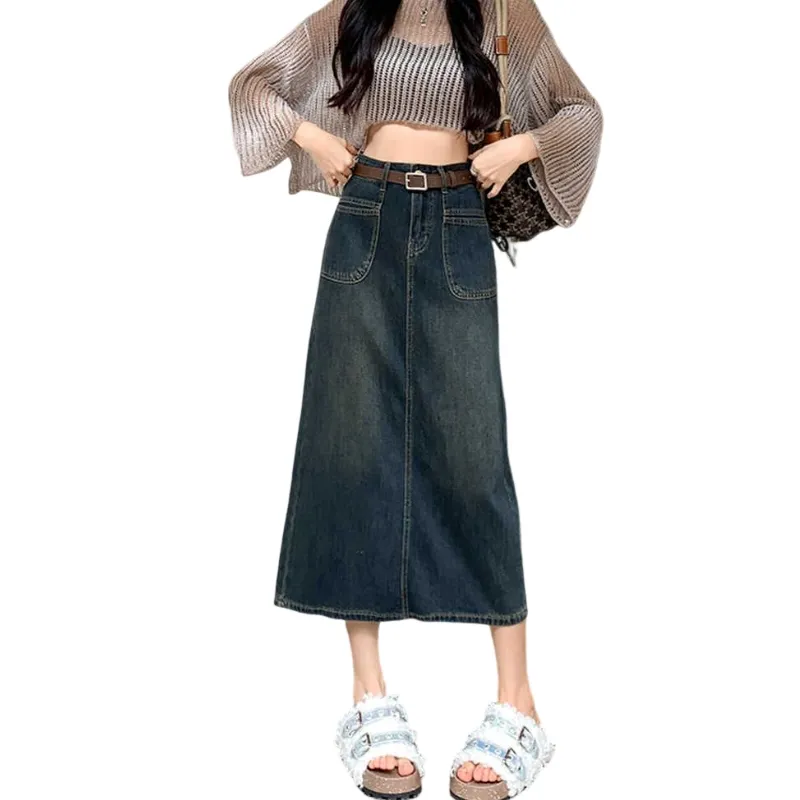 KAISER Denim Long Skirt Women's-5