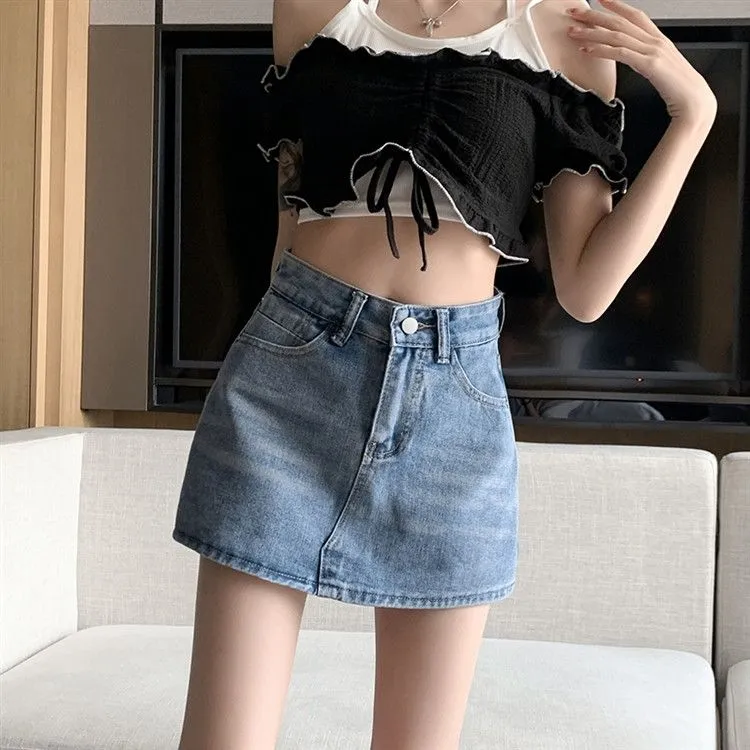 KAISER Denim Short Skirts Women's-5