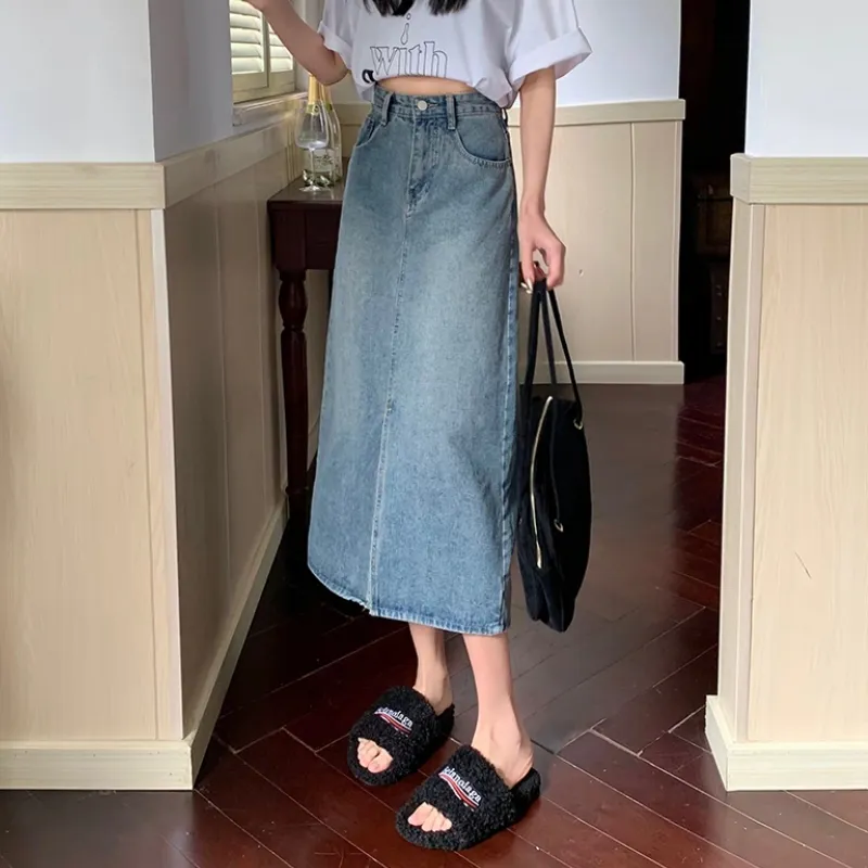 KAISER Denim Long Skirt Women's-2