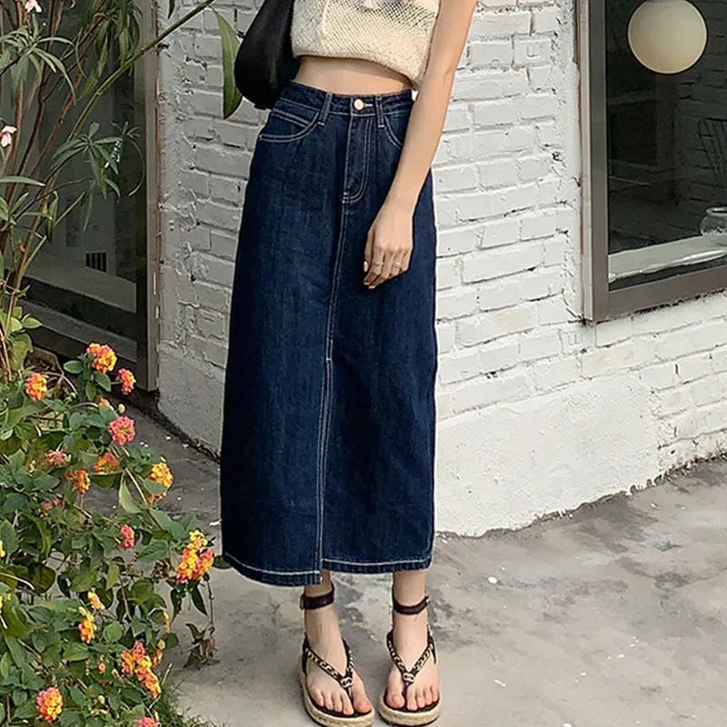 KAISER Denim Long Skirts Women's-2